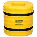 Eagle Mfg 10 Column Opening, 24 High, Yellow, Eagle Column Protector, 1724-10 172410